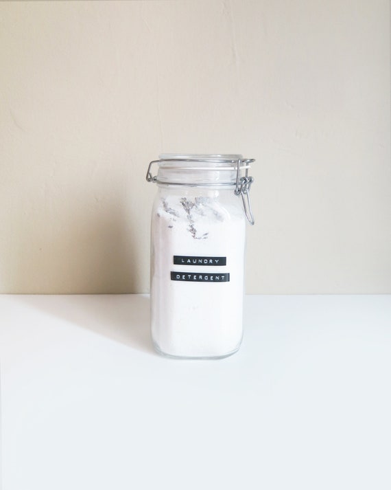 Handmade Lavender Laundry Detergent with Jar | Dry Lavender | Borax Free | Non-Toxic | Reduce Stains | Organic | Softener | 2.56 LB