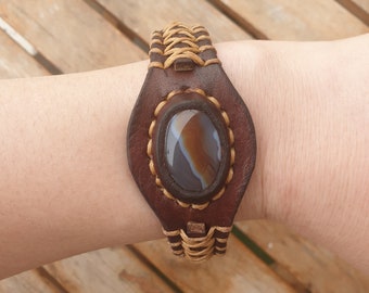 agate ブレスレット　美品 Red Agate Bangle Natural Pattern Agate Bracelet Jade