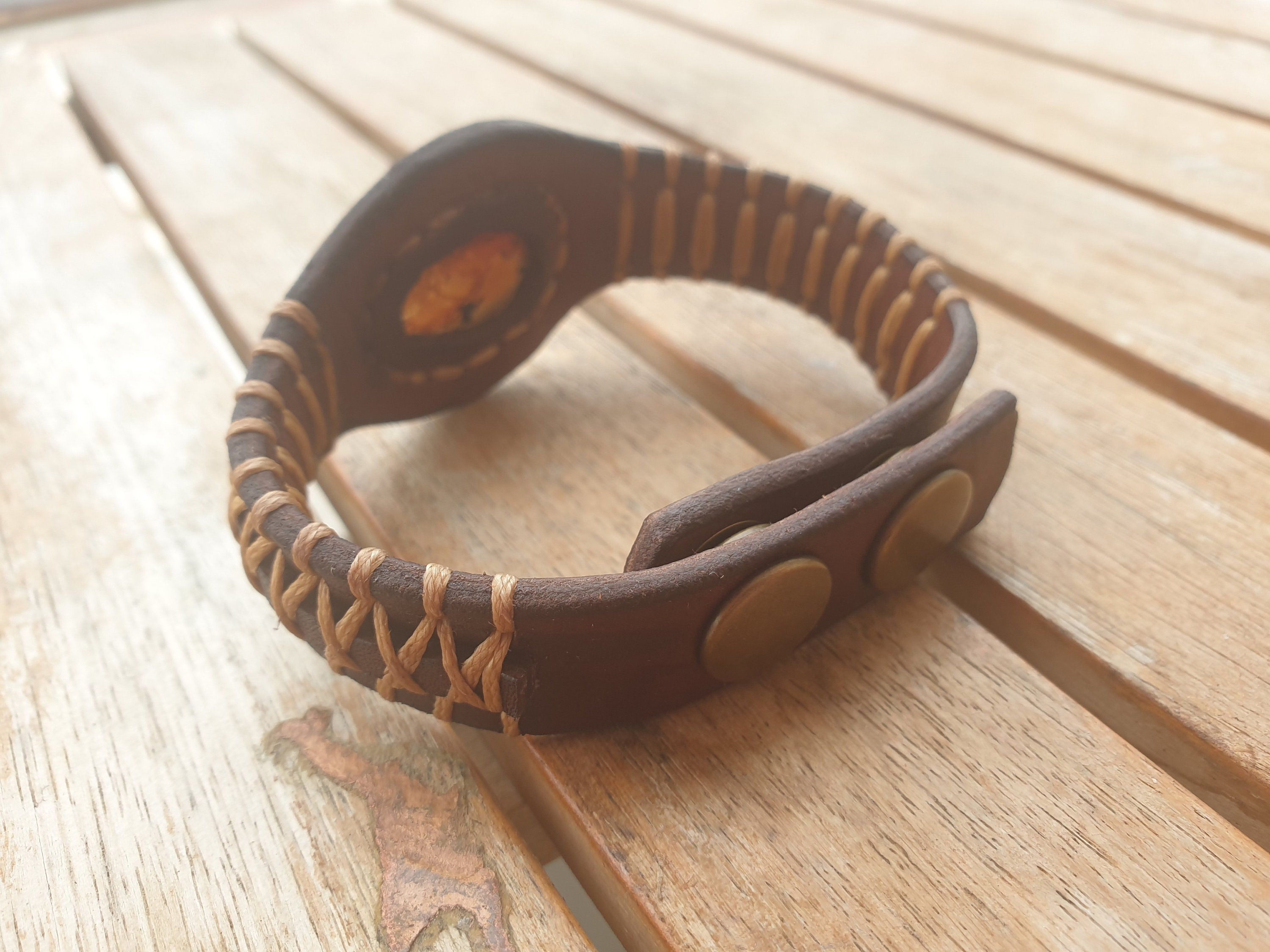 ●DOFFJASON● Agate Stone Layered Bracelet DJ23SSEBR001SLV Agate Collection - Tawny Bracelet | Kinsley Armelle® Official