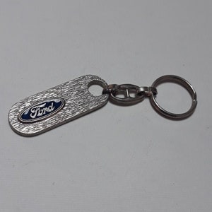 Ford vintage sleutelhanger, Ford sleutelhanger, Ford auto sleutelhanger, Ford Spanje, Sleutelhanger collectie, Vintage collectibles, Automerk, Motor sleutelhanger