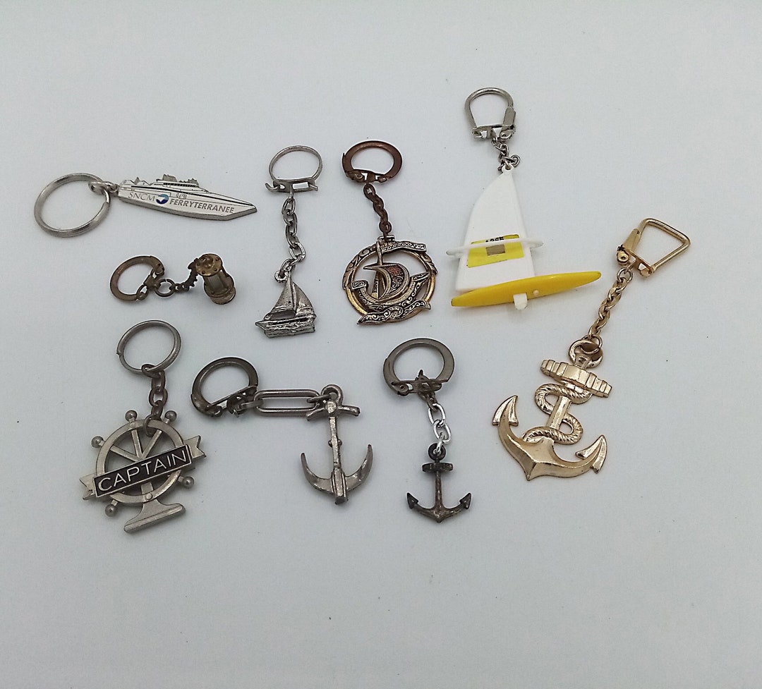 From 1960s Sailing Collection Keychain Choice of One, Sailing Keychain