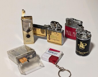 Tobacco Brands Vintage Lighters Choice of One, Chesterfield Lighter, Sunset  Lighter, JPS Lighter, Vintage Collectibles, Rare Lighters