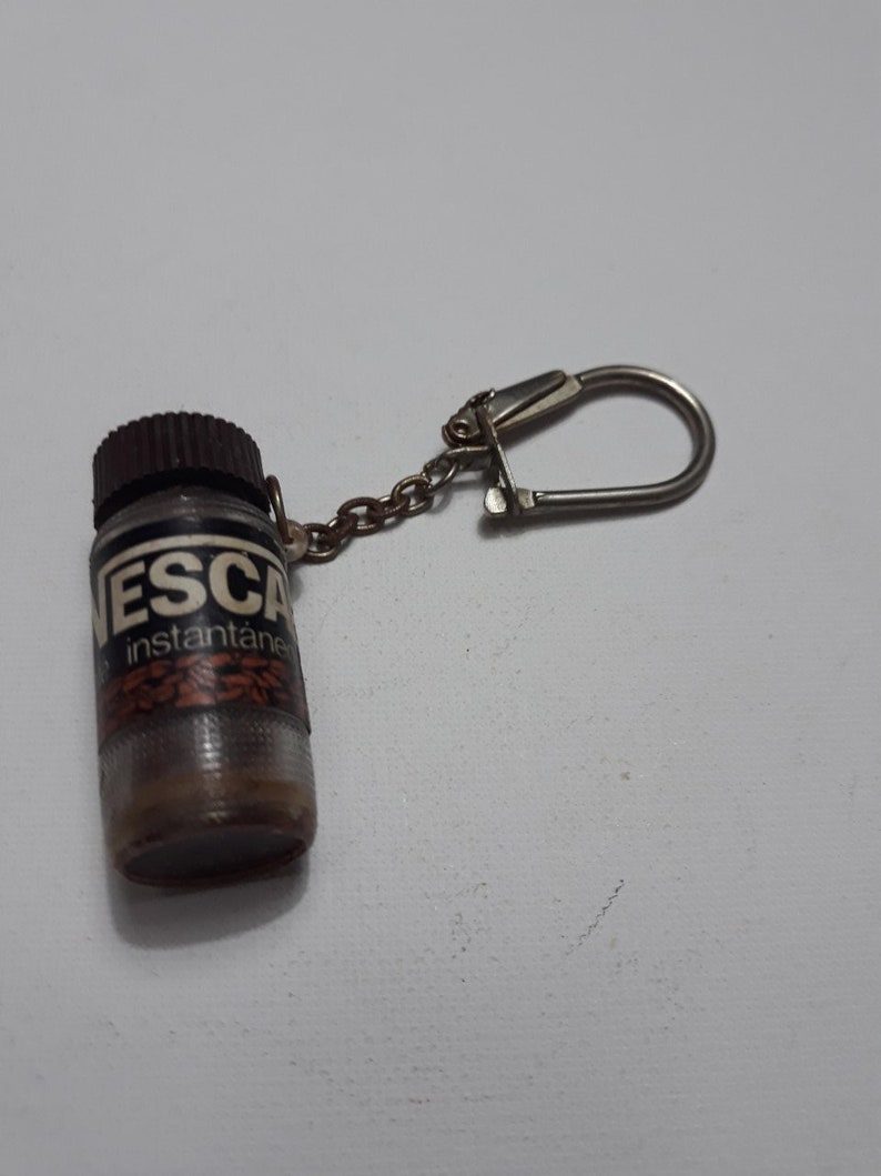 Nescafe vintage Nescafe can keychain Nescafe keychain keychain collection vintage collectibles Nestle Nescafe vintage keychain