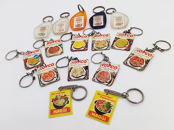 Lot collection Vintage porte-clé publicitaire thème fromage (France) - Collection