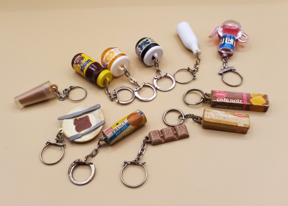 1960s Breakfast Collection Keychain: Vintage Food Keychains - Etsy