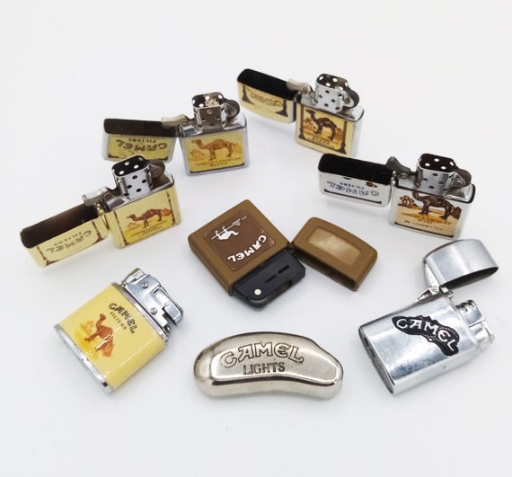 vintage camel cigarette lighter Vintage Camel Cigarettes Lighter: Collectible Tobacco Memorabilia