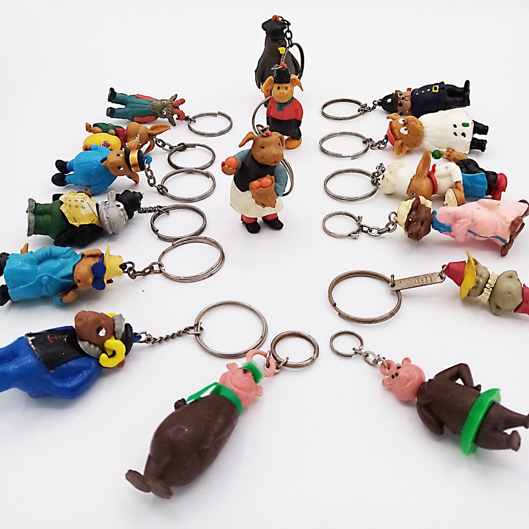 1970s Dutch Figurine Keychain: Vintage Collectible Keyring - Etsy