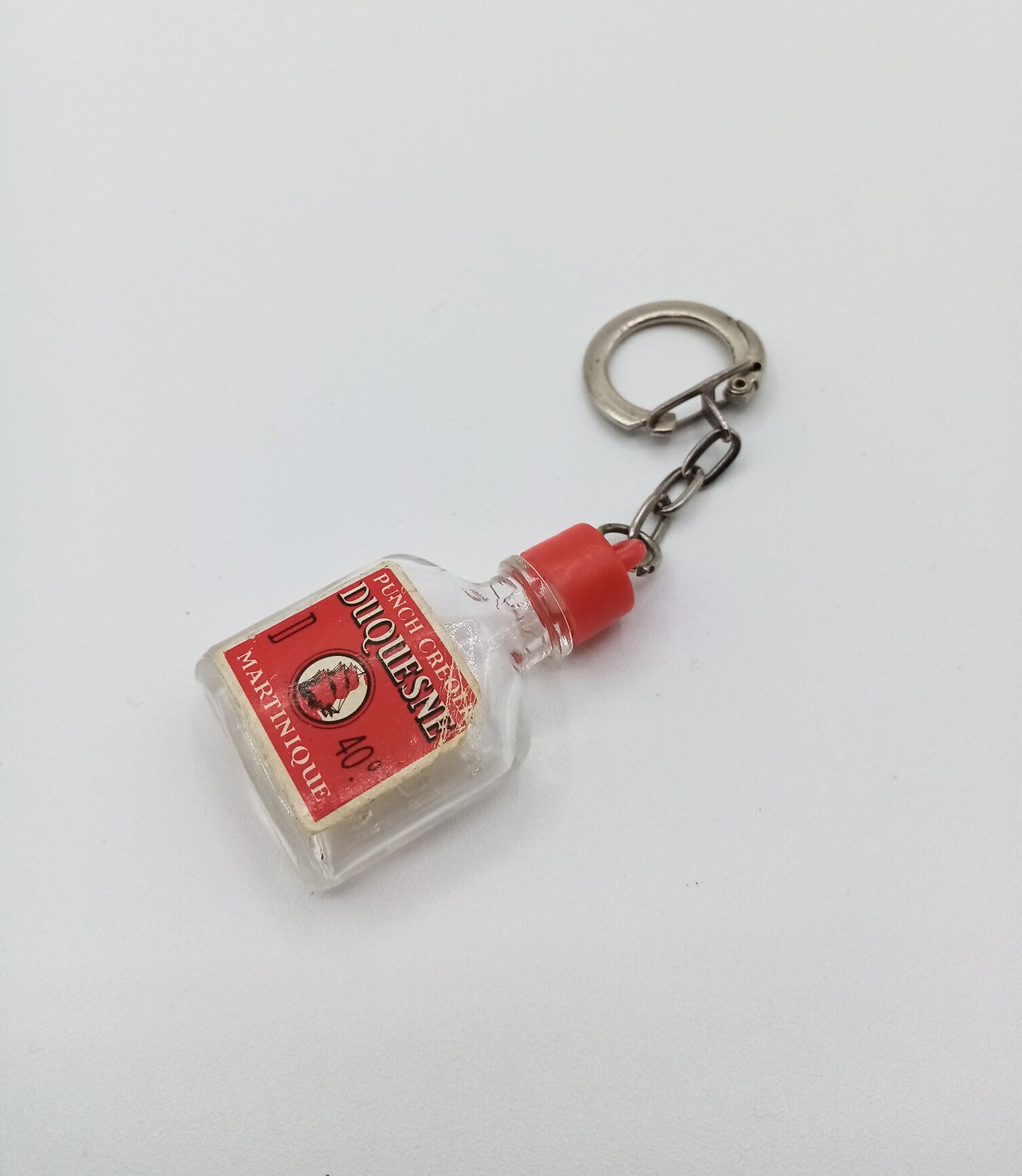 デュケイン・ラム ミニチュアボトル ヴィンテージ キーホルダー