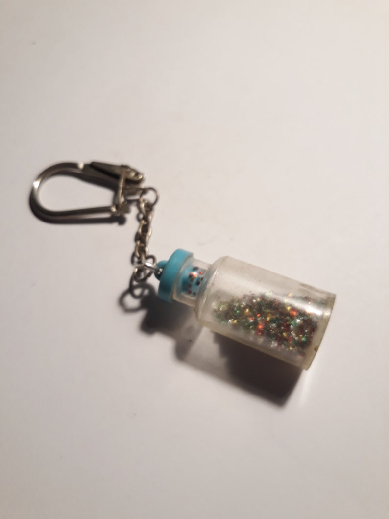 Purpurin Bottle Vintage Keychain Bottle Keychain Keychain Etsy