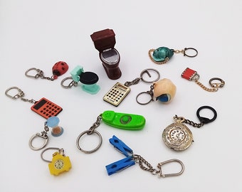 ヴィンテージキーホルダー 1960年代、70年代、80年代のキーリング