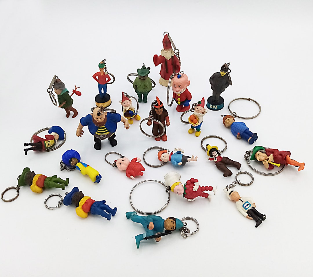 1970s Dutch Figurine Keychain: Vintage Collectible Keyring - Etsy