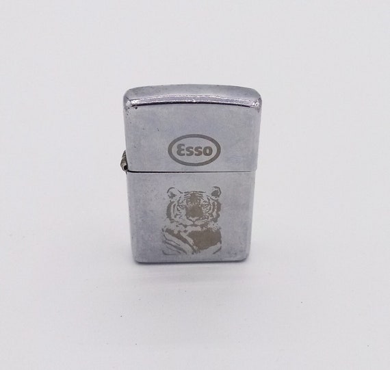 1995 Zippo Esso Lighter: Vintage Collectible - Etsy