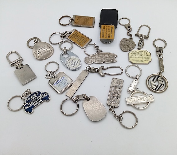 Vintage Car Brand Collection Keychain, Motor Keychain