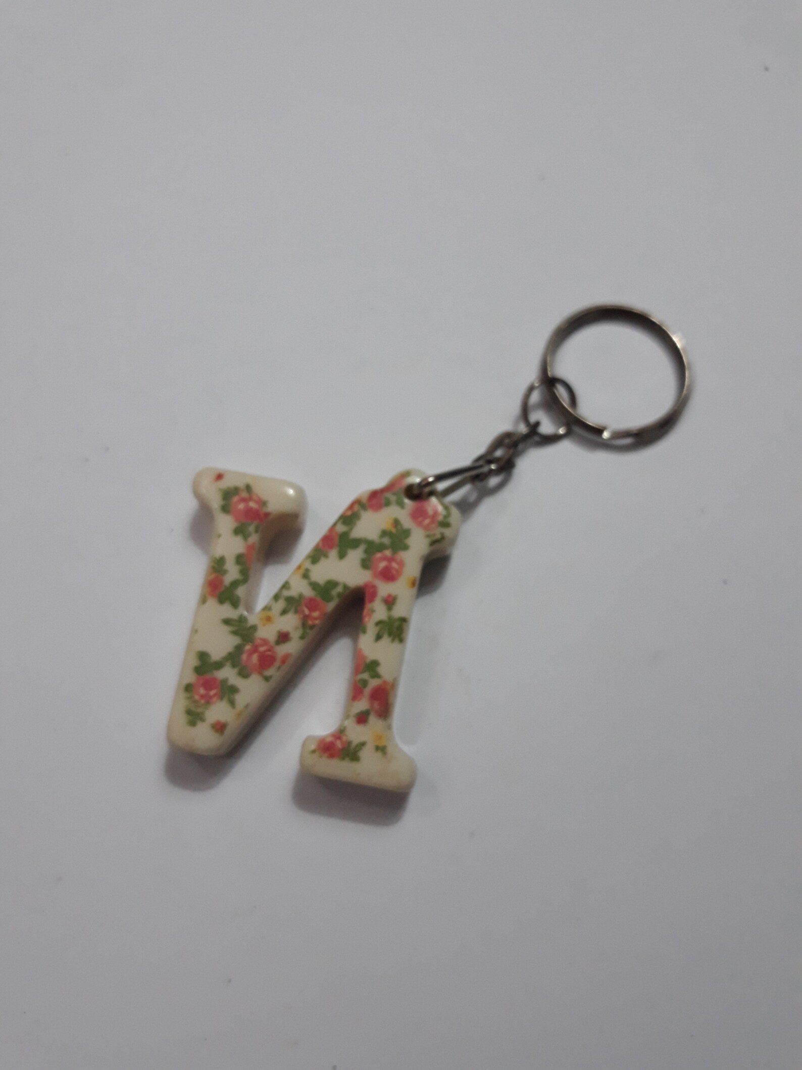 N initial vintage keychain N keychain keychain collection Etsy