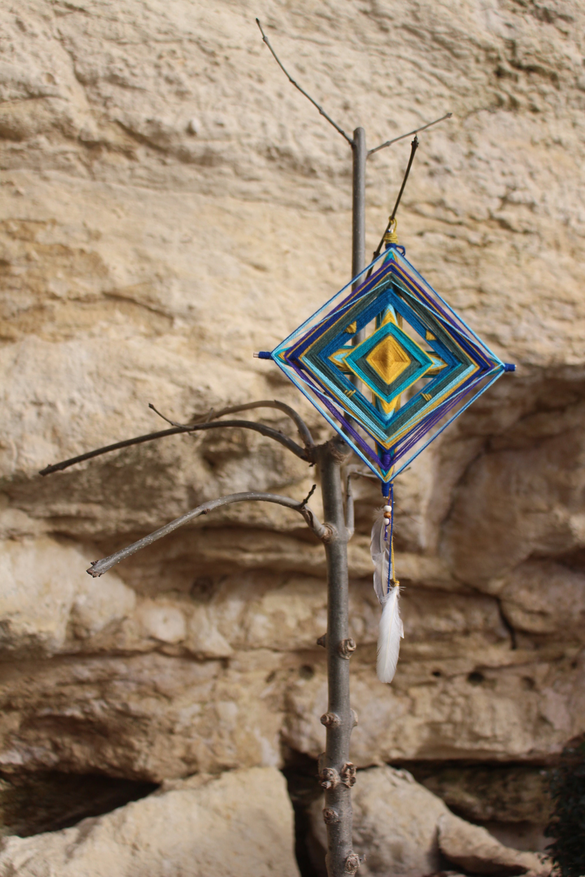 Ojos de Dios/Suspension Murale-Modèle Amazone