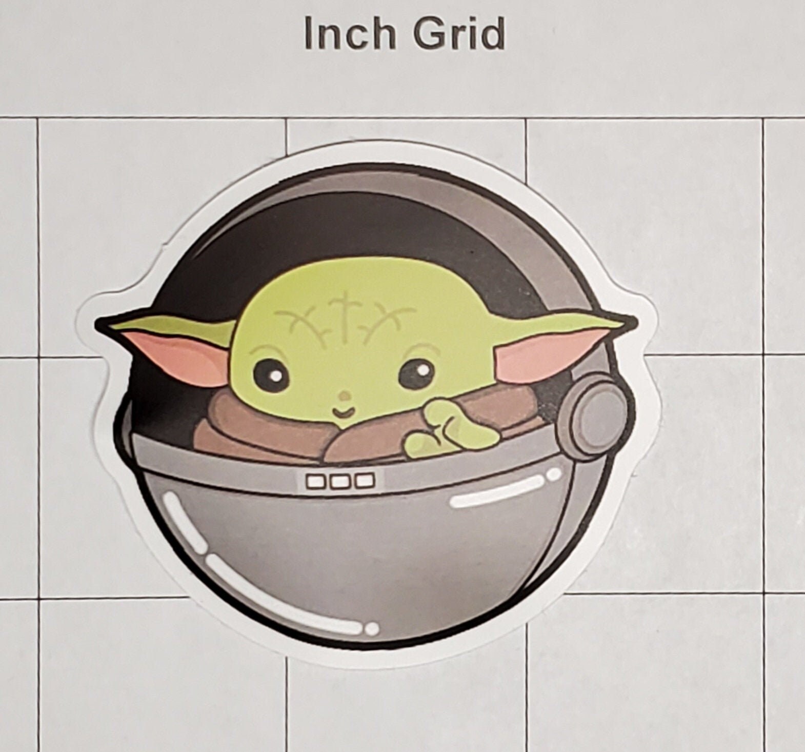 Baby Yoda Sticker 144 Baby Yoda Pod Etsy