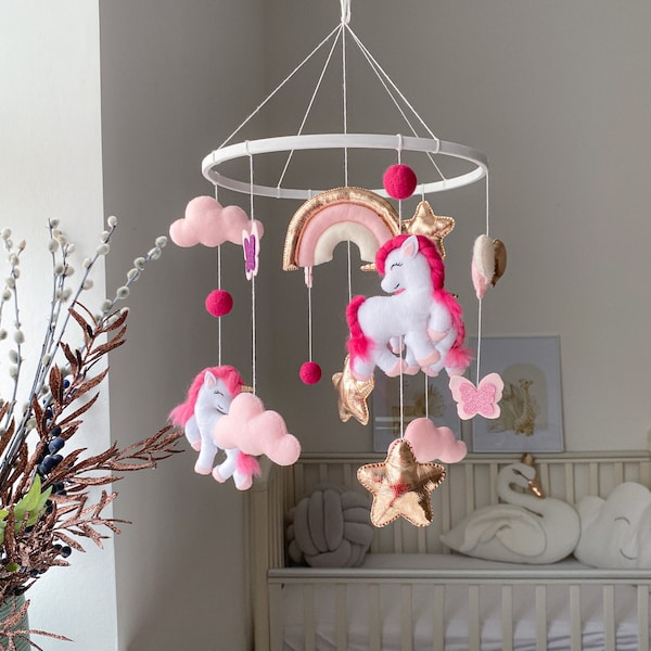 Baby Mobile Unicorn Etsy