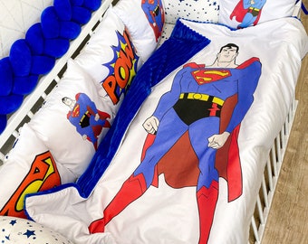 Superman Bedding Etsy