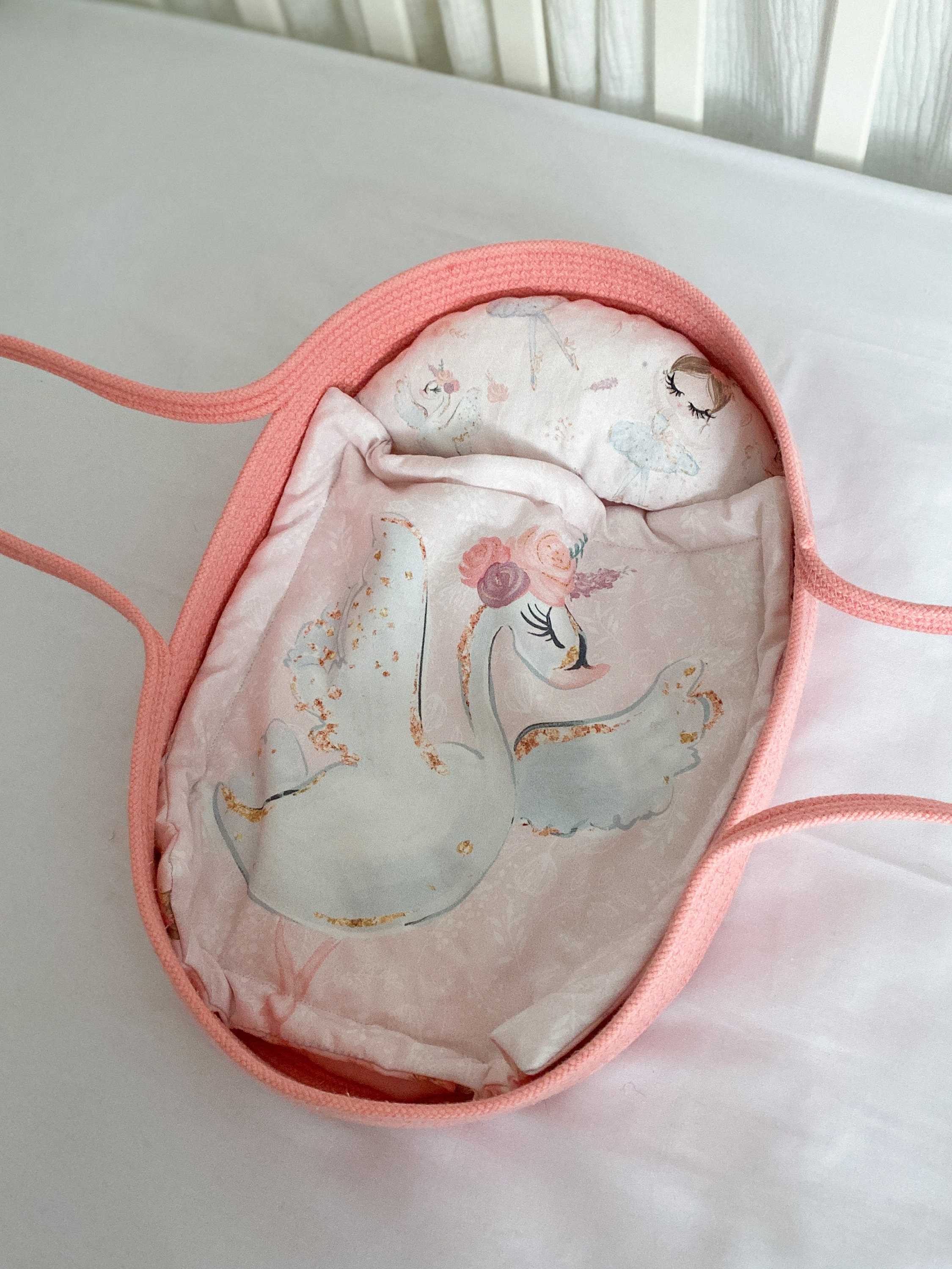 Doll Cradle Bedding Set. Cradle for Dolls Basket for Dolls Etsy