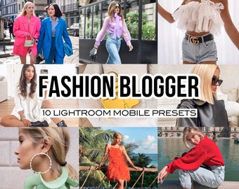 FASHION BLOGGER Mobile Lightroom Preset for influencer, Instagram, street style, outfit