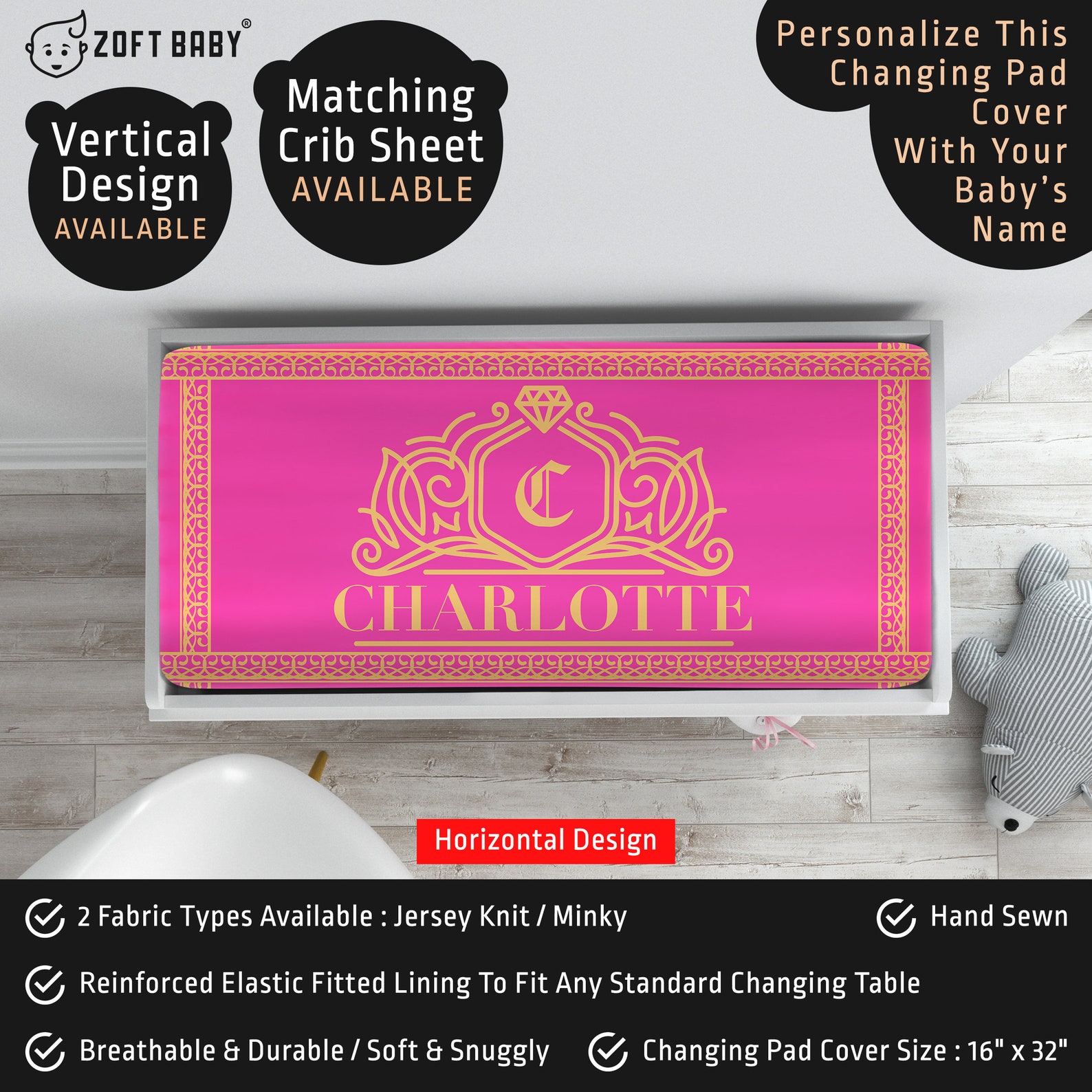 Royal Baby Nursery Crib Sheet Custom Princess Crib Sheet Etsy