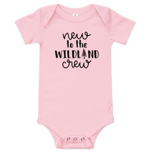 Colored New to the Crew Onesie