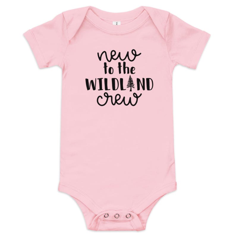 Colored New to the Crew Onesie