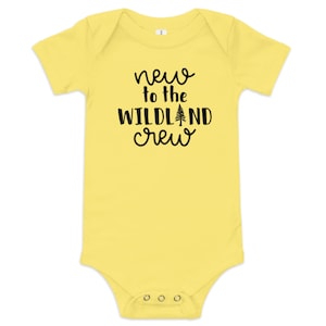 Colored New to the Crew Onesie