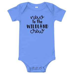 Colored New to the Crew Onesie