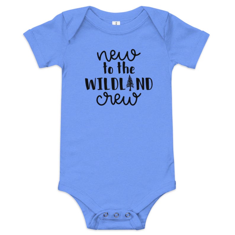Colored New to the Crew Onesie