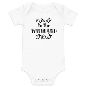 Colored New to the Crew Onesie