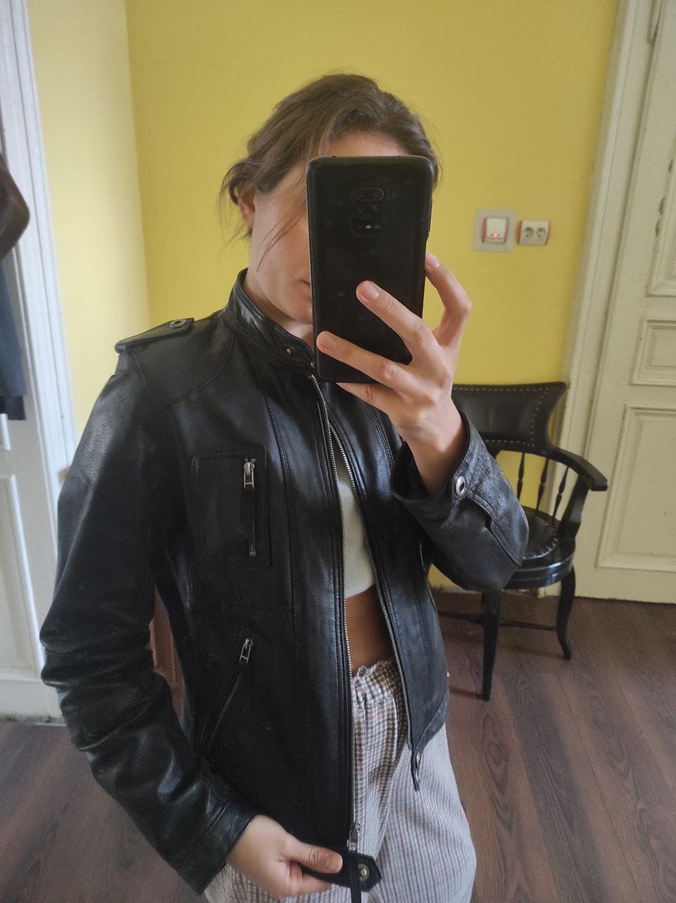 SOHO Black Leather Moto Jacket - Etsy SOHO Black Leather Moto Jacket - Etsy