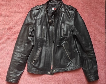 美品 ohotoro Urban Leather Jacket charcoal OHOTORO Urban Leather Jacket