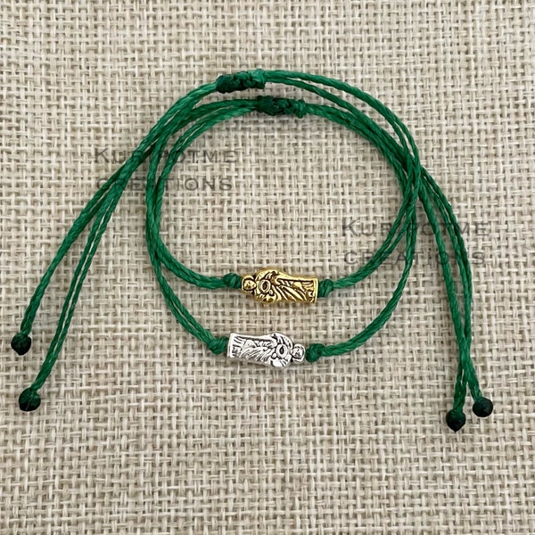 St Jude in Waterproof cord Bracelet or Anklet