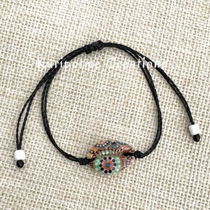 Colorful Cowrie Shell Waterproof Bracelet or Anklet