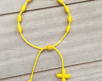 Style 1 - Knotted Rosary Bracelet or Anklet