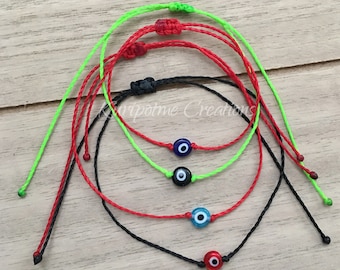 Tiny Evil Eye Waterproof Bracelet or Anklet