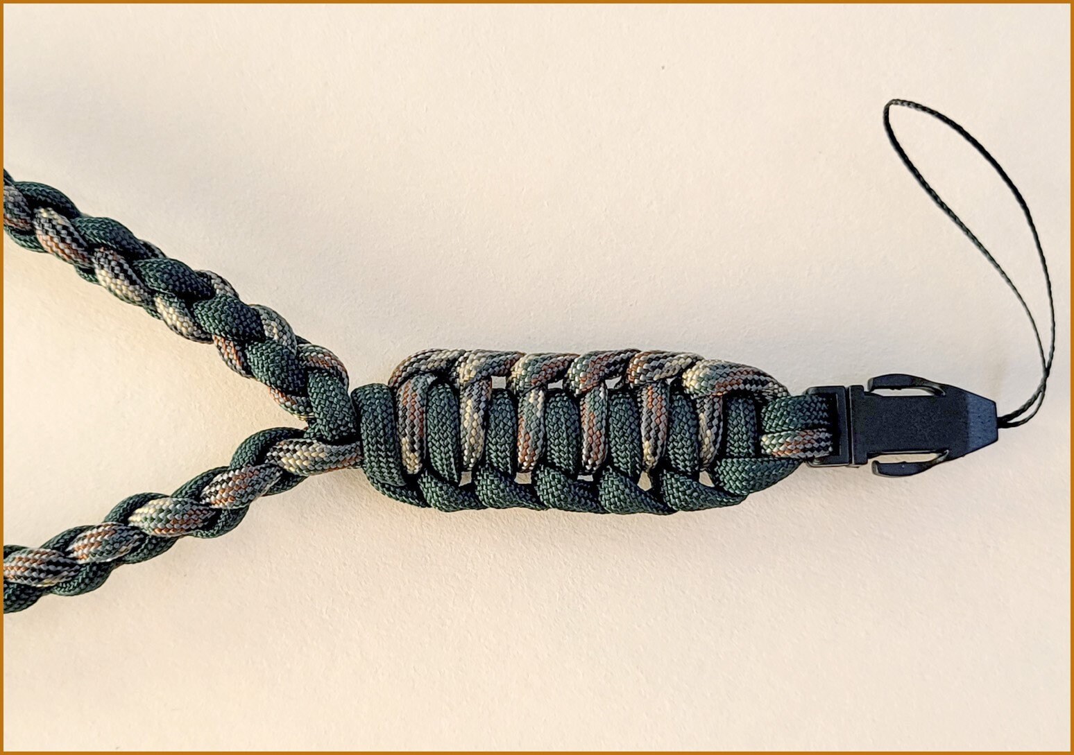 550 Paracord Survival TwoTone Braided Neck Lanyard with Etsy