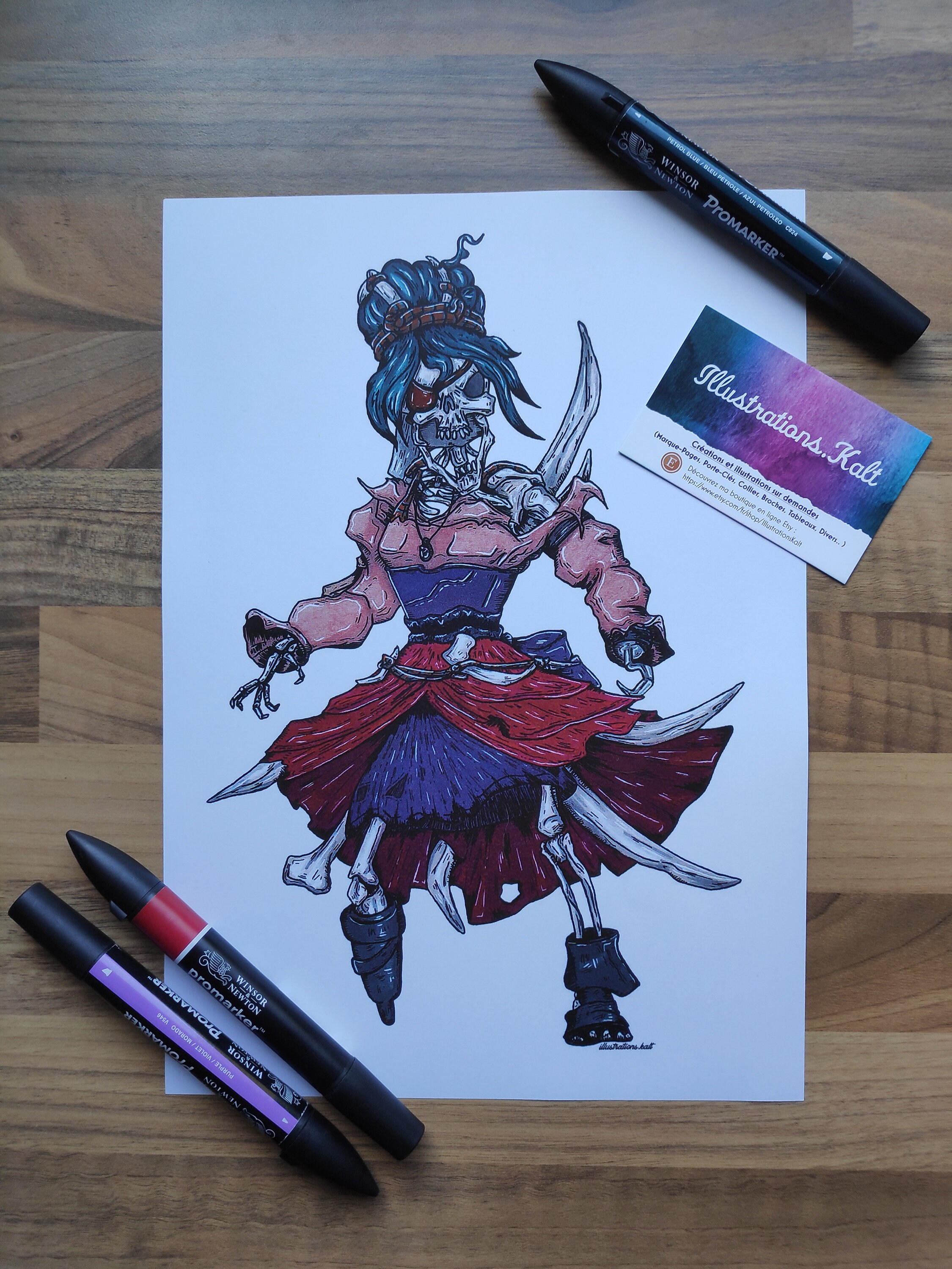 Print Fan Art La Duchesse de Sea Of Thieves/The Duchess Of Thieves