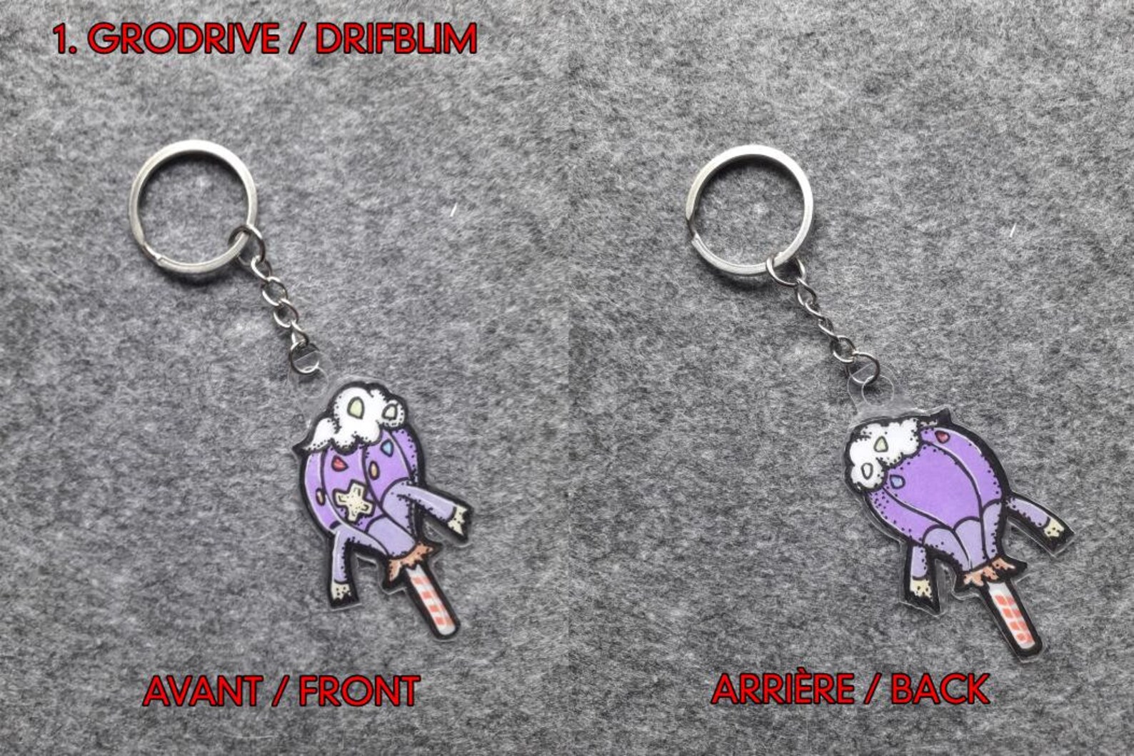 Porteclés plastifié Sucettes Pokémon fait main / Custom Etsy