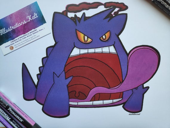 Sticker Pokémon Ectoplasma • La Pokémon Boutique