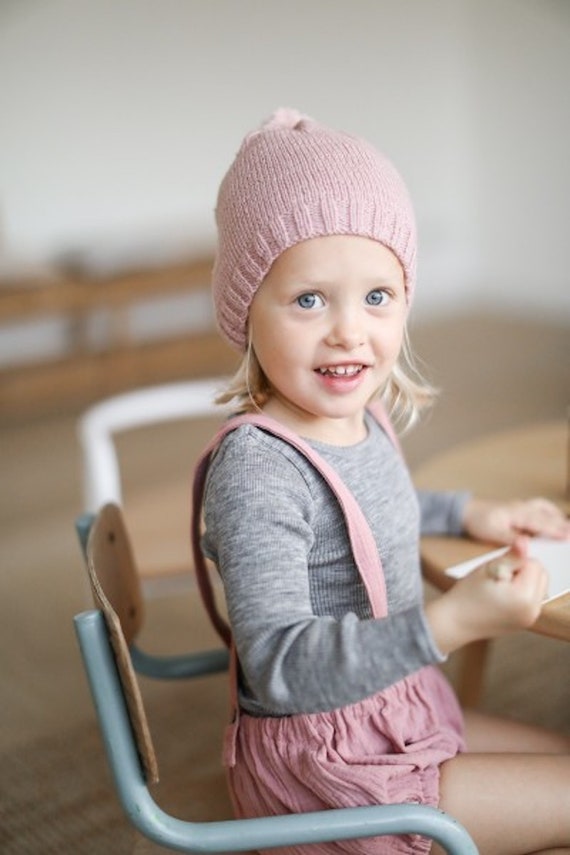Bonnet maille bebe sale