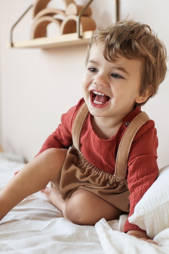 La Chemise bebe et enfant a coudre soi meme en double gaze de coton Etsy France