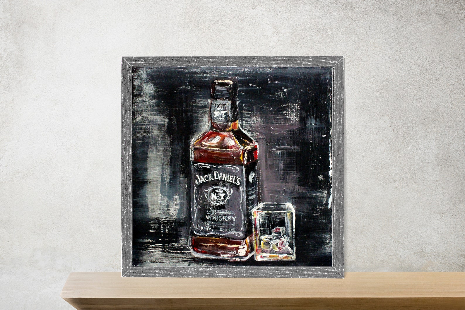 Jack Daniels Home bar Decor Printable Bar Art Alcohol art Etsy