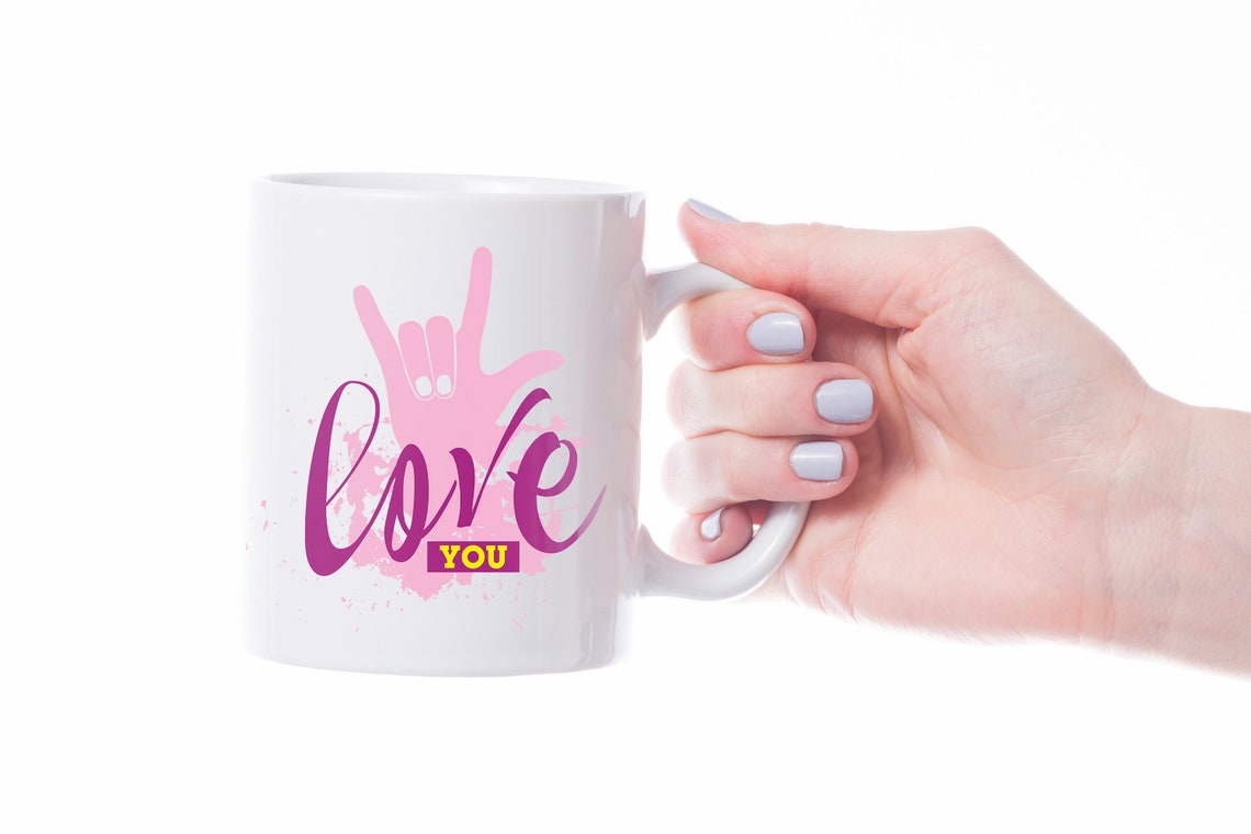 Download American Sign Language SVG ASL I Love You Deaf Gifts ASL ...