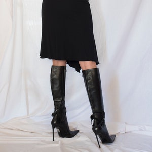 Gianmarco lorenzi thigh high boots hotsell