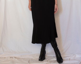 Y2K Vera Mont Midi Skirt in Black