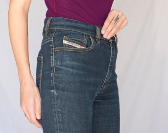 1990s Diesel Straight Leg Jeans in Blue