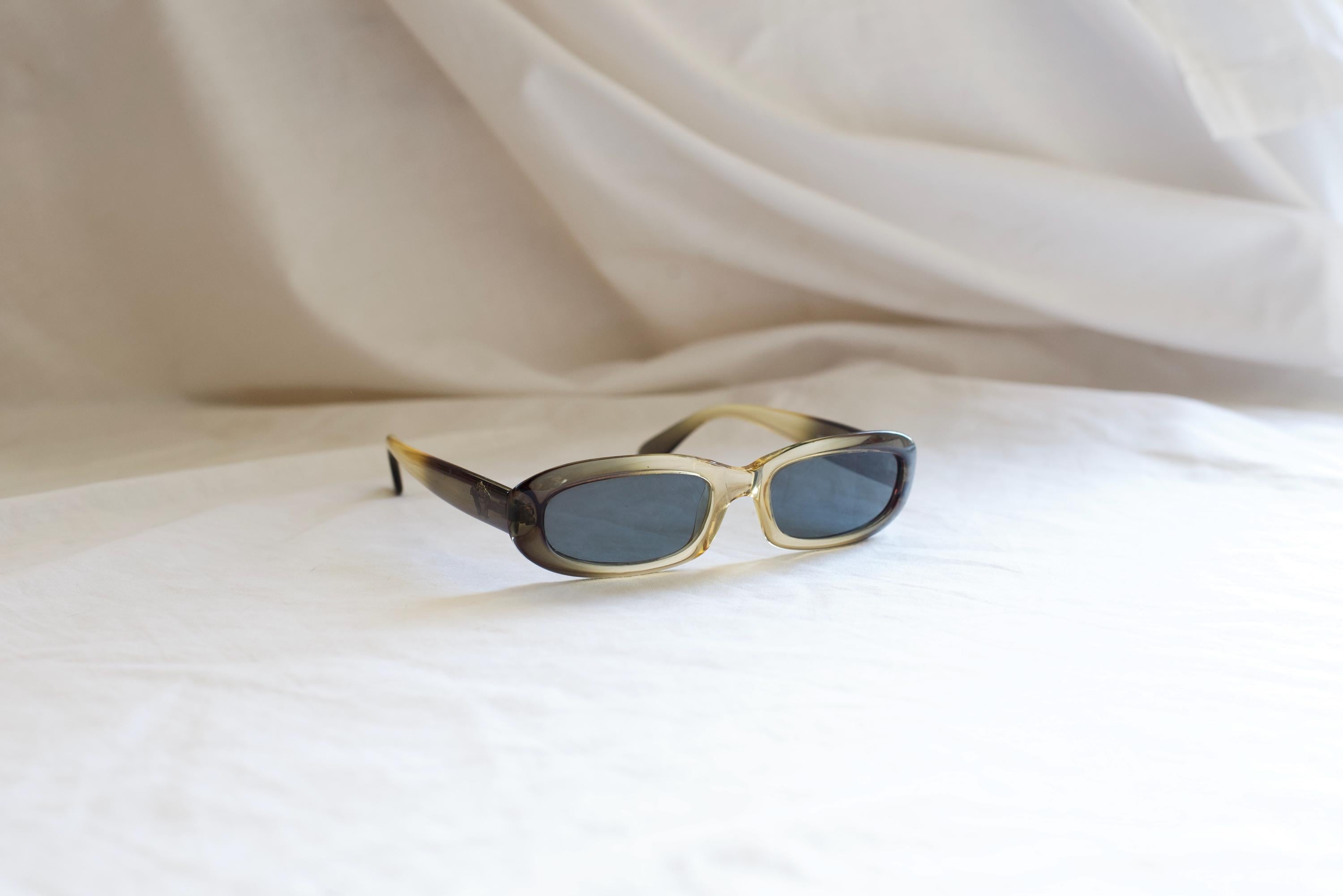 Y2K Gianni Versace Rectangular Gradient Sunglasses - Etsy
