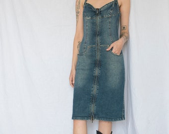 plein sud dress denim Vintage Plein Sud Denim Jumpsuit